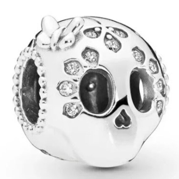 🚚 Silver Sugar Skull Charm Silver 925 Made to fit Pandora Bracelets. - Picture 1 of 7